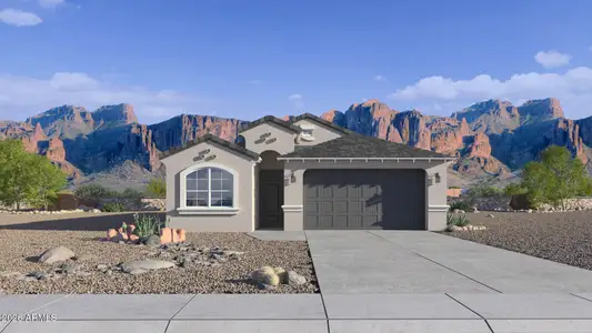 New construction Single-Family house 24225 W Atlantis Wy, Buckeye, AZ 85326 - image