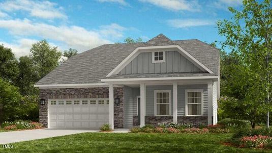 New construction Single-Family house 720 Heathered Farm Way, Apex, NC 27523 Berkley- photo 0