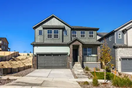 New construction Single-Family house 16901 Red Dawn Pl, Parker, CO 80134 plan Frontier - image