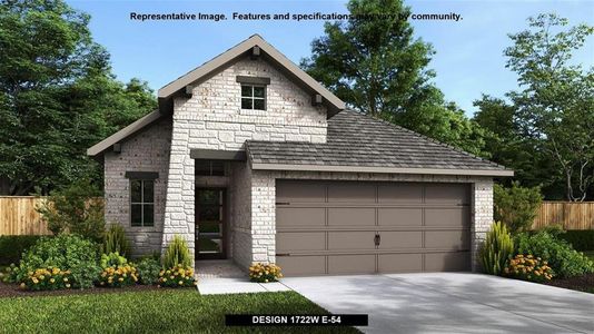 New construction Single-Family house 104 Sea Foam Court, Willis, TX 77318 Design 1722W- photo 0