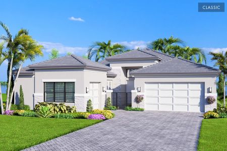 New construction Single-Family house 12320 Sw Calm Pointe Ct, Port St. Lucie, FL 34987 plan Elena II - image