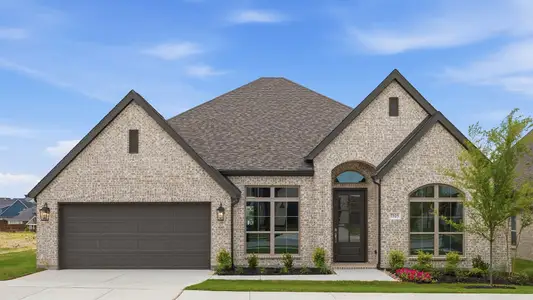New construction Single-Family house 7325 Wayward Wind Dr, Fort Worth, TX 76179 plan 3257W - image