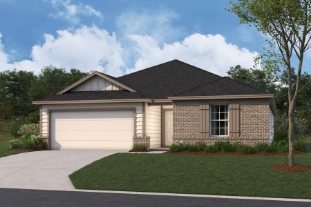 New construction Single-Family house 13305 Eppright Trce, Manor, TX 78653 plan Moscoso - image