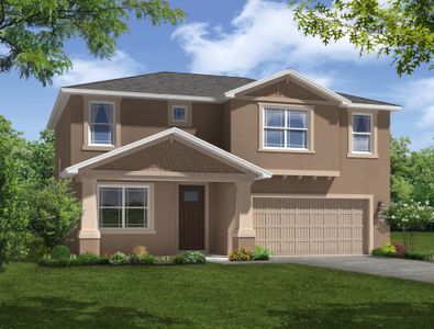 New construction Single-Family house 2408 Wise River Lane, Zephyrhills, FL 33541 50' - Sandalwood- photo 0