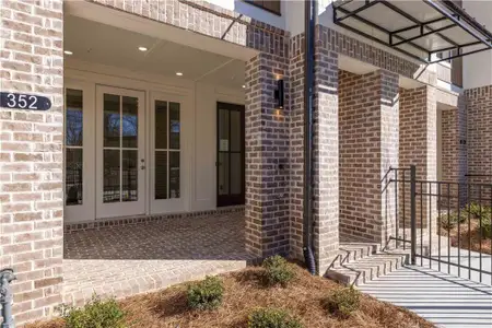 New construction Townhouse house 352 Olmstead Wy, Unit 28, Alpharetta, GA 30022 plan The Barnsley I - image