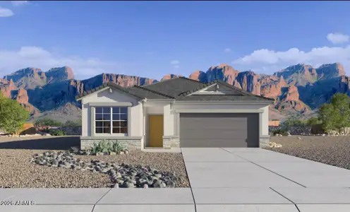 New construction Single-Family house 18387 W Hackamore Dr, Wittmann, AZ 85361 - image