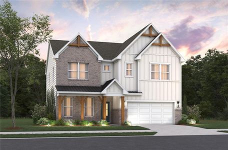 New construction Single-Family house 3962 Adler Cir, Buford, GA 30519 Canton II- photo 0