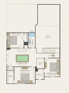 Pulte Homes, Amherst floor plan