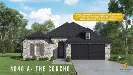 New construction Single-Family house 201 Reliance Rd, Godley, TX 76044 plan The Concho - image