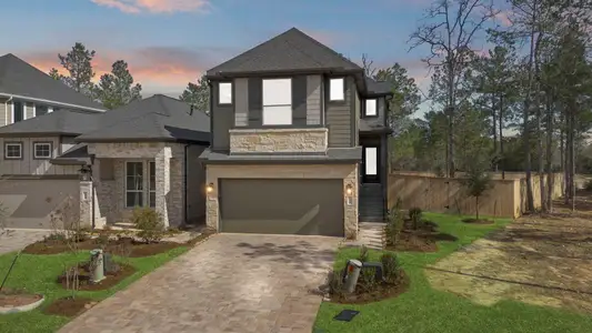 New construction Single-Family house 26277 E Outrider Banks Cir, Montgomery, TX 77316 plan Margaux – Chateau Collection - image