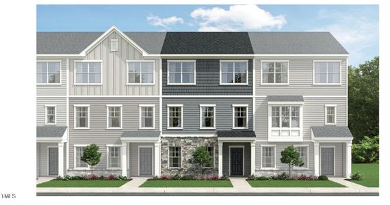 New construction Townhouse house 123 Nahunta Drive, Apex, NC 27539 - photo 0