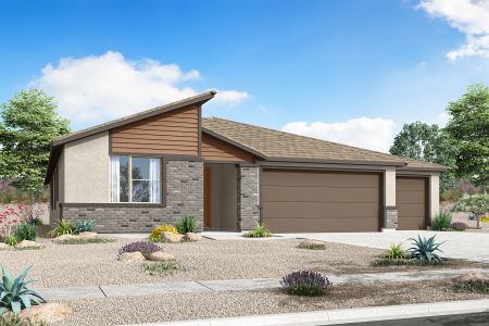 New construction Single-Family house 18534 West Mohave Street, Goodyear, AZ 85338 Blush- photo 0