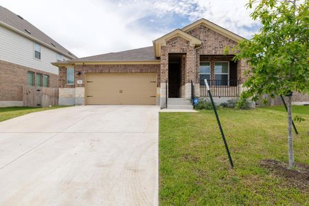 New construction Single-Family house 304 Giorgio Moroder Dr, Hutto, TX 78634 The Hughes (841)- photo 0