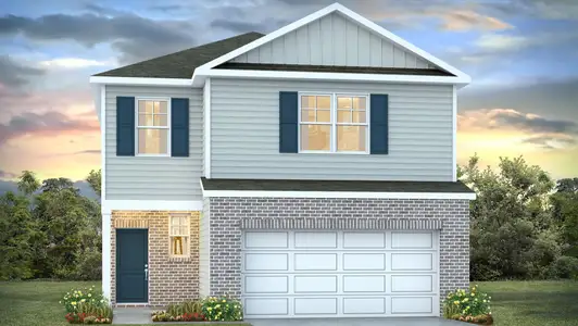 New construction Single-Family house 224 Horatio Ln, Lugoff, SC 29078 plan Manning - image