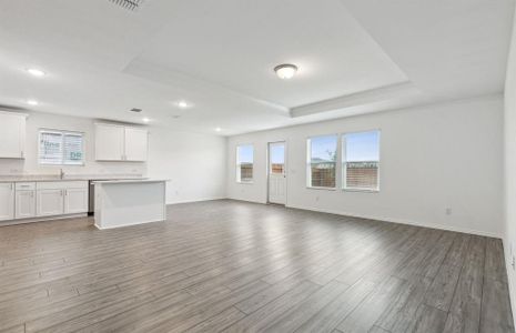 Spacious gathering room *Real home pictured