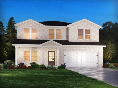New construction Single-Family house 7233 Lyric St, Fairburn, GA 30213 plan Brentwood - image