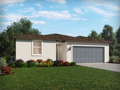 New construction Single-Family house 1663 Bark Ridge Dr, Auburndale, FL 33823 plan Gardenia - image