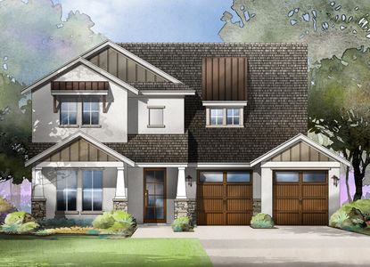 New construction Single-Family house 110 Agua, Bastrop, TX 78602 plan Whitehall - image