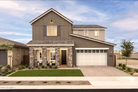 New construction Single-Family house 22503 E Saddle Court, Queen Creek, AZ 85142 Willow Plan 40-9- photo 0