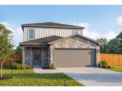 New construction Single-Family house 10326 Gala Jct, San Antonio, TX 78224 plan The San Marcos C - image