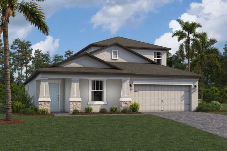 New construction Single-Family house 12218 Stirrup Dr, Dade City, FL 33525 plan Elmhurst Bonus - image