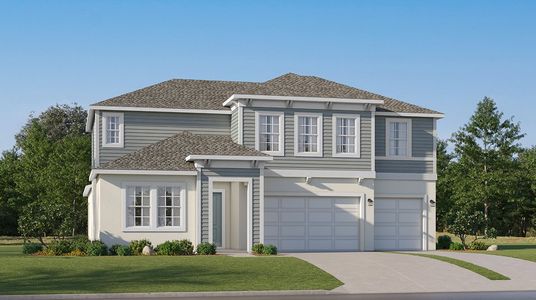 New construction Single-Family house 17763 Enduring Spirit Dr, Land O' Lakes, FL 34638 plan Whitney - image