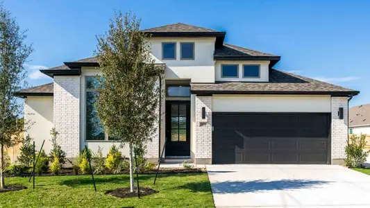 New construction Single-Family house 101 Winterberry Wy, Georgetown, TX 78633 plan 2966M - image