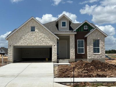 New construction Single-Family house 201 La Venta Loop, Liberty Hill, TX 78642 Lucas- photo 2 2