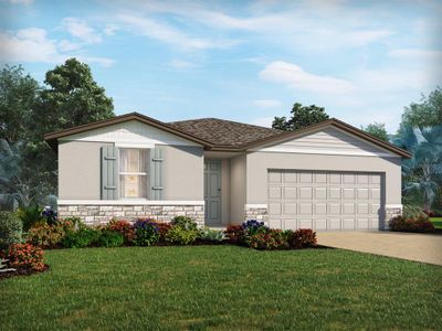 New construction Single-Family house 5150 Minneola Ln, St. Cloud, FL 34772 Foxglove- photo 0