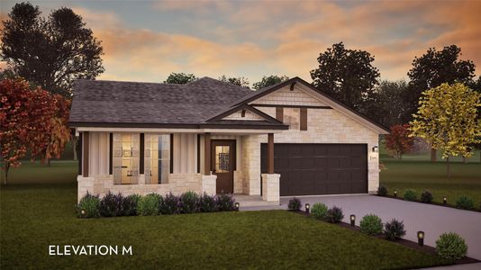 New construction Single-Family house 502 Los Aliso Ct, Liberty Hill, TX 78642 plan Glenwood - image