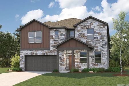 New construction Single-Family house 8358 Rocket Vw, San Antonio, TX 78263 plan Savannah - 2656 - image