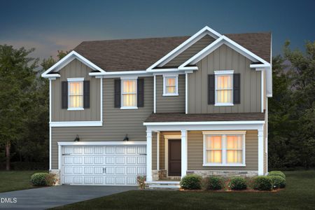 New construction Single-Family house 660 Ben Ledi Ct, Raleigh, NC 27603 plan Hampton - image