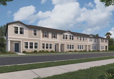 New construction Townhouse house 201 Mercer St, Deland, FL 32720 plan Carina - image