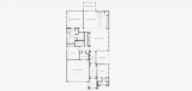 New construction Single-Family house 1821 Durham Park, Bulverde, TX 78163 plan 2830 - image
