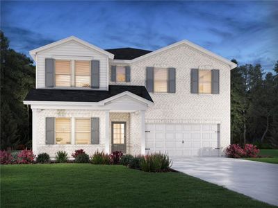 New construction Single-Family house 308 Sope Creek Circle, Pendergrass, GA 30567 - photo 0