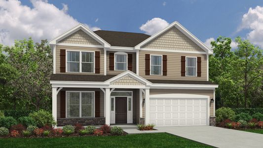 New construction Single-Family house 36 White Doe Xing, Cameron, NC 28326 plan Hatteras - Single Family Homes - image