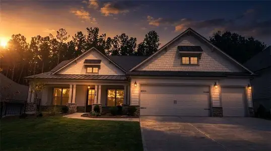 New construction Single-Family house 608 Brooke View Ln, Canton, GA 30115 - image