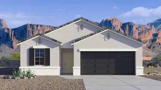 New construction Single-Family house 23929 W Yavapai St, Buckeye, AZ 85326 plan Harris - image