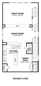 The Radcliffe II floor plan by K. Hovnanian Homes. 2nd Floor shown. *Prices, plans, dimensions, features, specifications, materials, and availability of homes or communities are subject to change without notice or obligation.