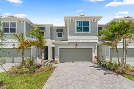 New construction Townhouse house 3577 Nw Solange Ct, Jensen Beach, FL 34957 plan Aqua - image