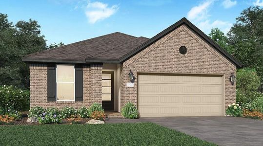 New construction Single-Family house 207 Yellow Rosewood Ln, New Caney, TX 77357 plan Beckham - image