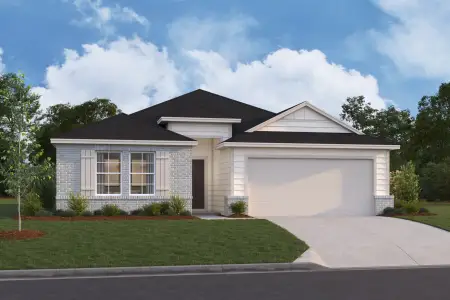 New construction Single-Family house 13305 Eppright Trce, Manor, TX 78653 plan Pizarro I - image