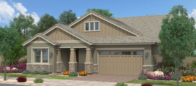 New construction Single-Family house 22890 E. Mayberry Rd., Queen Creek, AZ 85142 Redwood w/Loft- photo 0