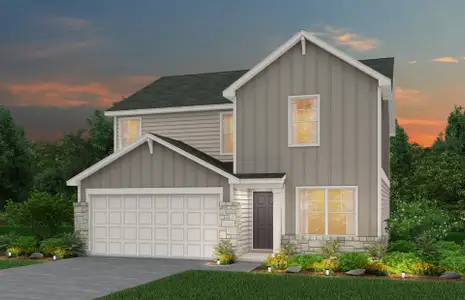 New construction Single-Family house 2952 Water Lotus, New Braunfels, TX 78130 plan Sandalwood - image