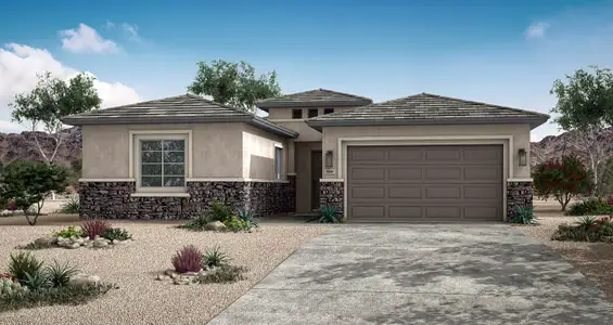 New construction Single-Family house 20275 W Exeter Blvd, Buckeye, AZ 85340 plan Cairn - image
