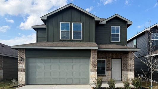 New construction Single-Family house 1552 Agave Cellar, New Braunfels, TX 78130 plan The Florence - image