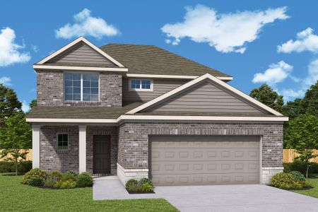 New construction Single-Family house 1039 Hawk Gate Ln, Katy, TX 77493 plan Palette - image