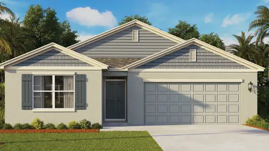 New construction Single-Family house 881 Carnival Rd Se, Palm Bay, FL 32909 plan Lakeside - image