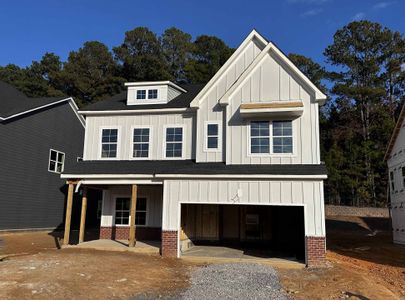 New construction Single-Family house 3317 Oaksfields Rd, New Hill, NC 27562 Alexis Homeplan- photo 0