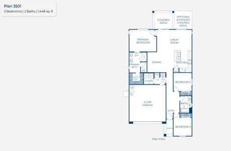 New construction Single-Family house 20879 N 223 Ave, Surprise, AZ 85387 Plan 3501- photo 1 1